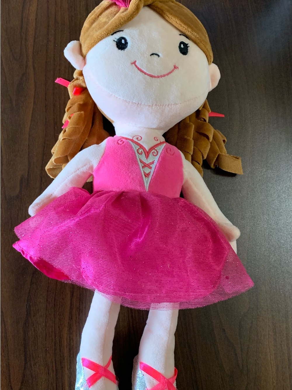 Plush Ballerina Doll - Pink
